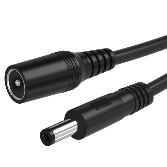 10 meter DC forlængerkabel - 5.50 x 2.10 mm