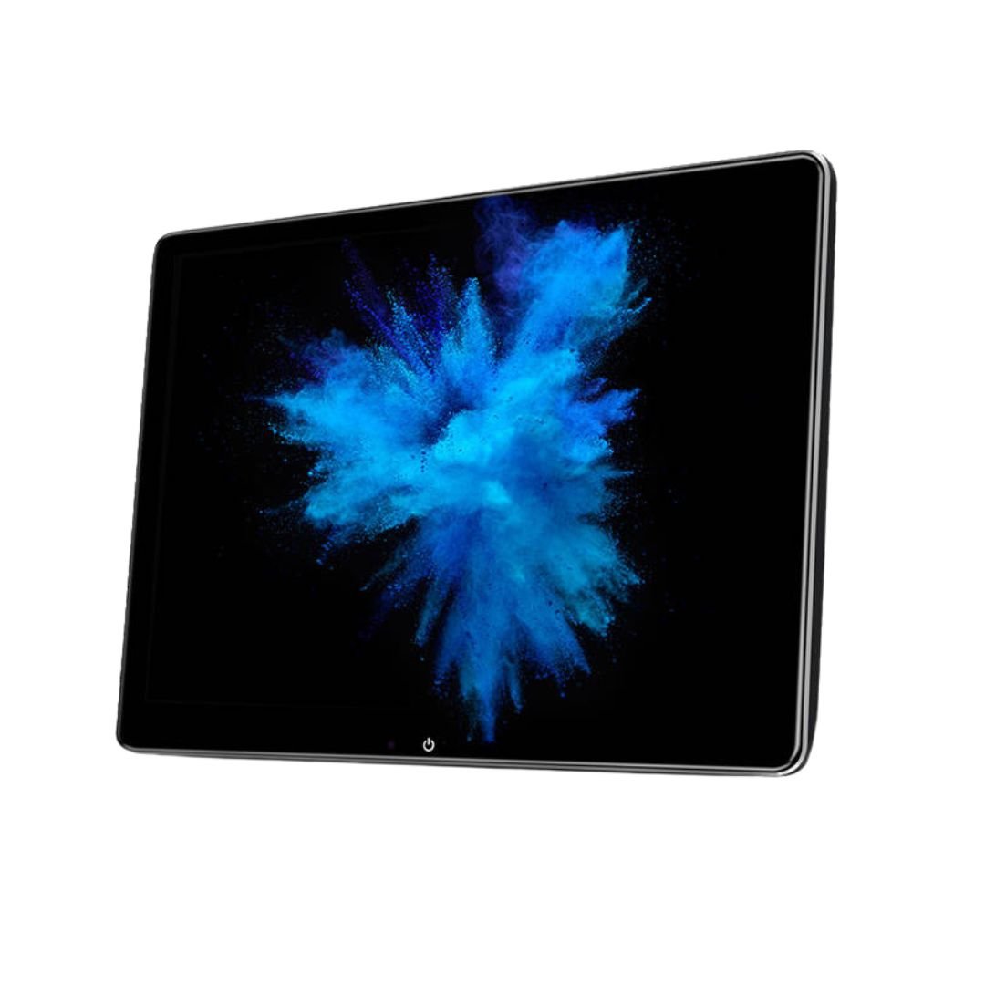 12" touch Skærm til nakkestøtten med Android, bluetooth, wifi, 4g og app store!