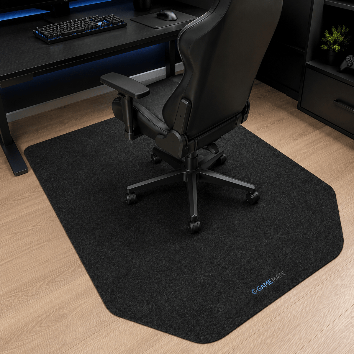 121 × 150 cm - Filt med skridsikker TPR-bagside