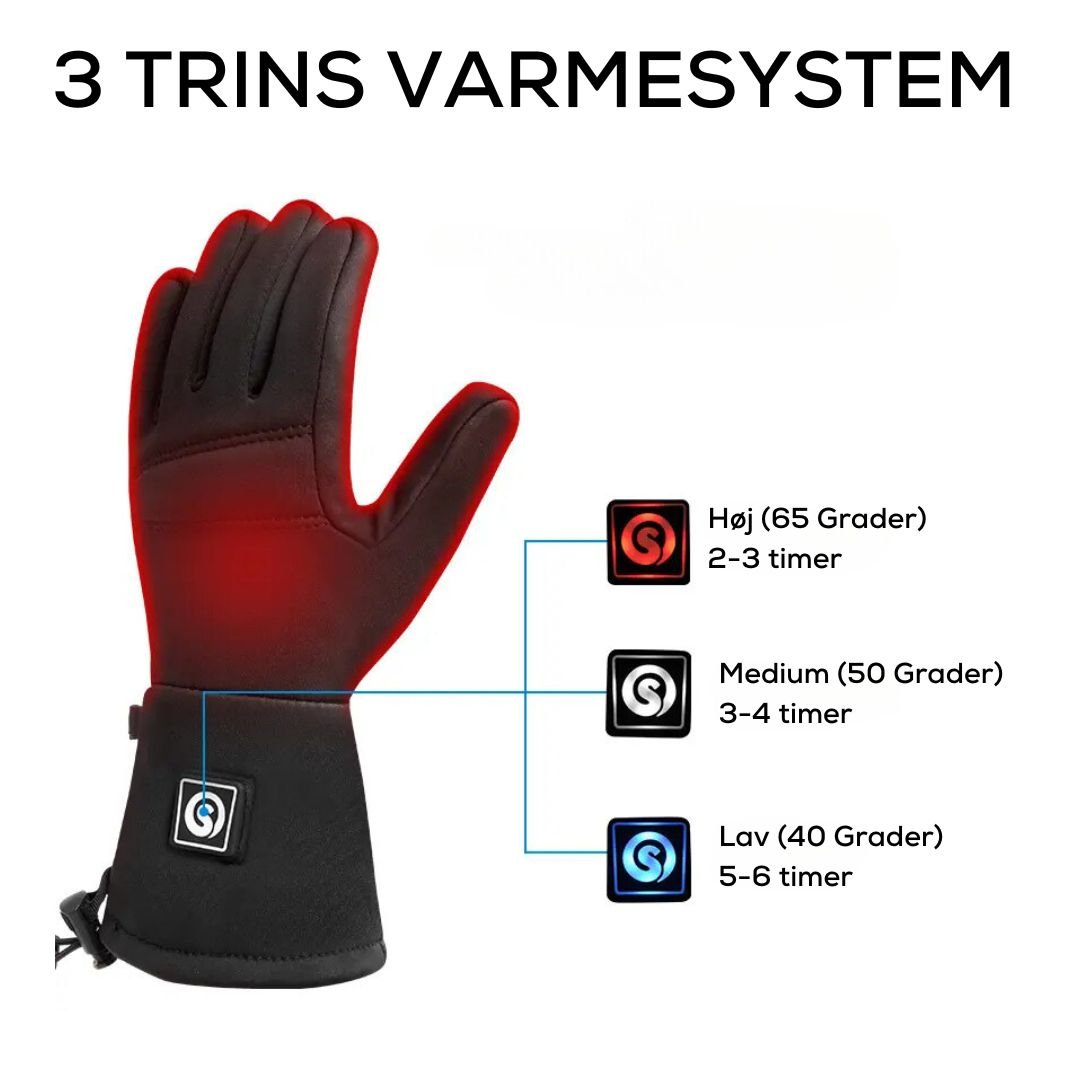 Active Heat Varmehandsker med Infrarød Teknologi