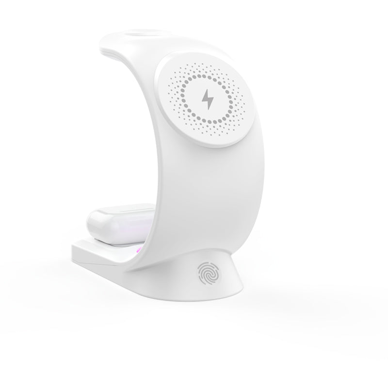 DreamCharge RGB Lampe - Med 15W trådløs fastcharger og oplader til ur og headset