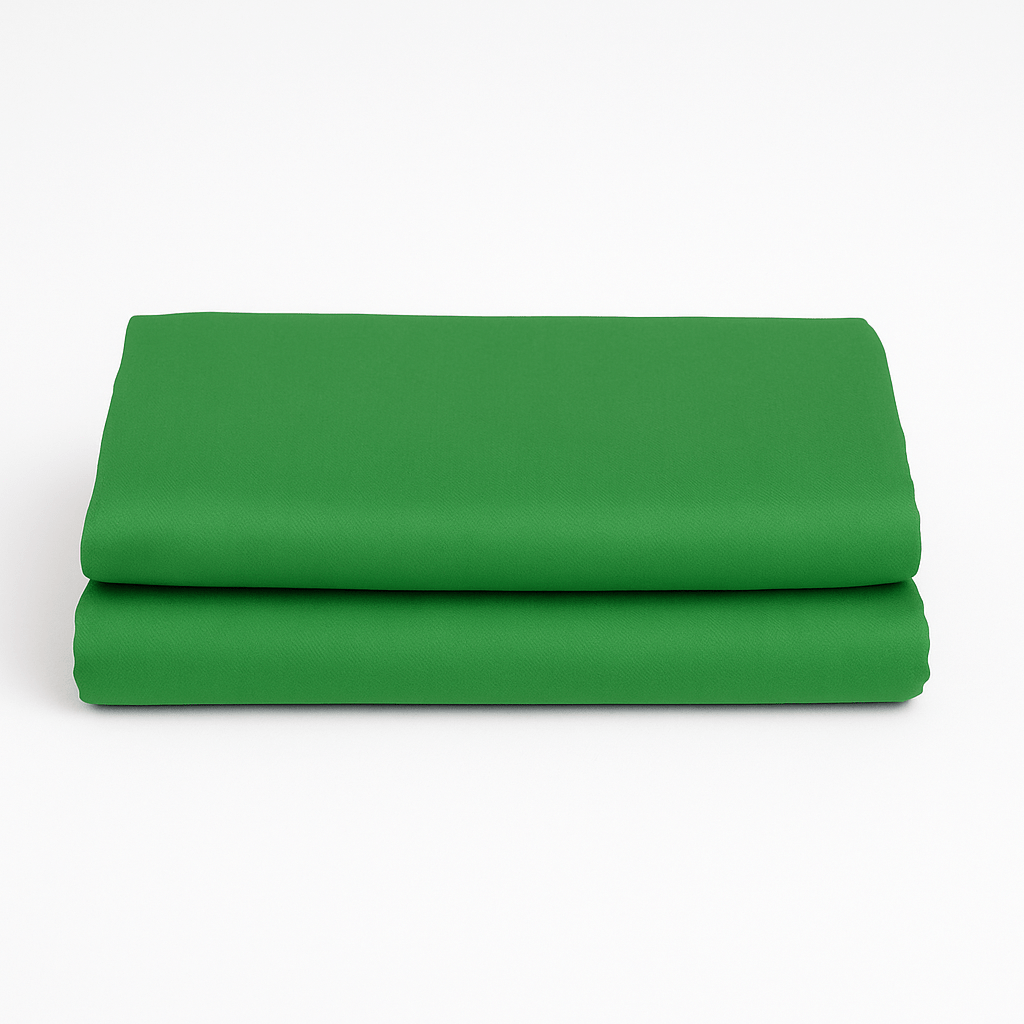 Greenscreen baggrund 200 x 300 cm – Inkl. stof i 6 farver