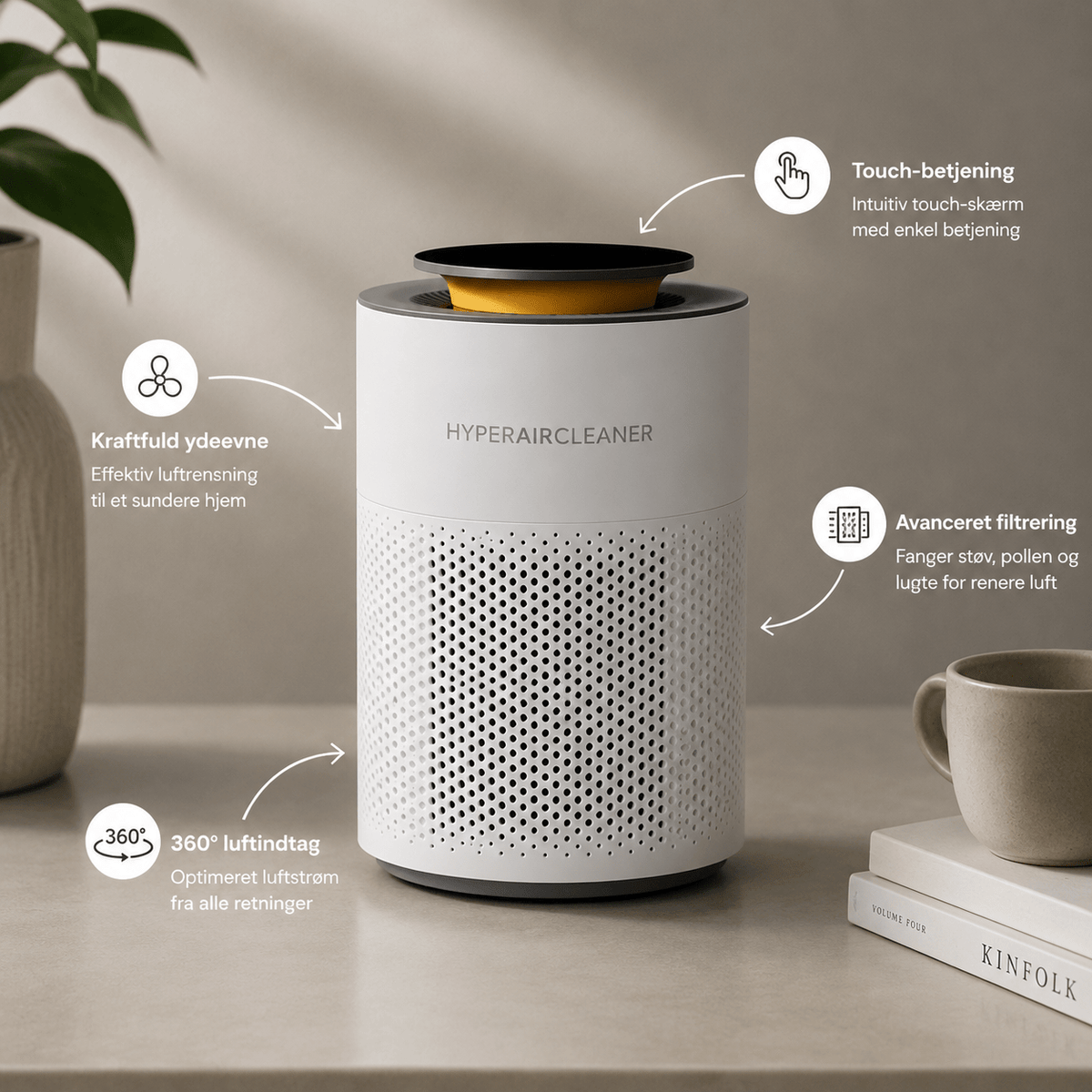 Hyper Air Cleaner - Purifier Luftrenser