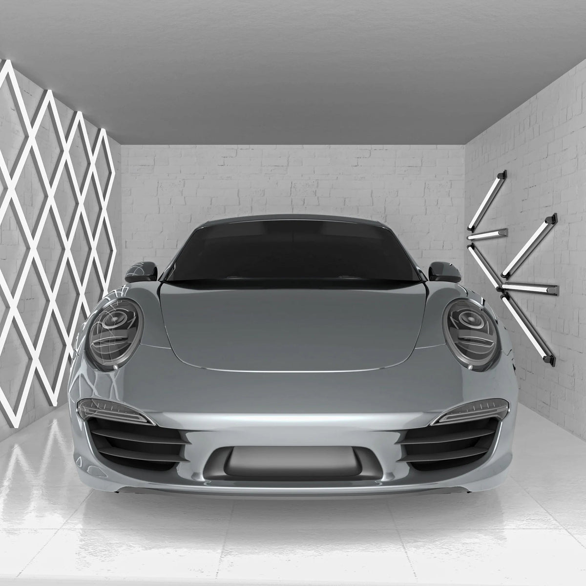 LuxeGrid Lampe til Garager, showrooms 373 x 186 cm