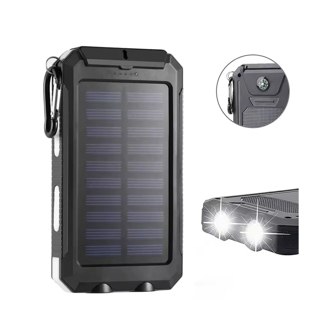 Nødradio med solcelle & 20.000 mAh Powerbank med solcelle - PAKKE