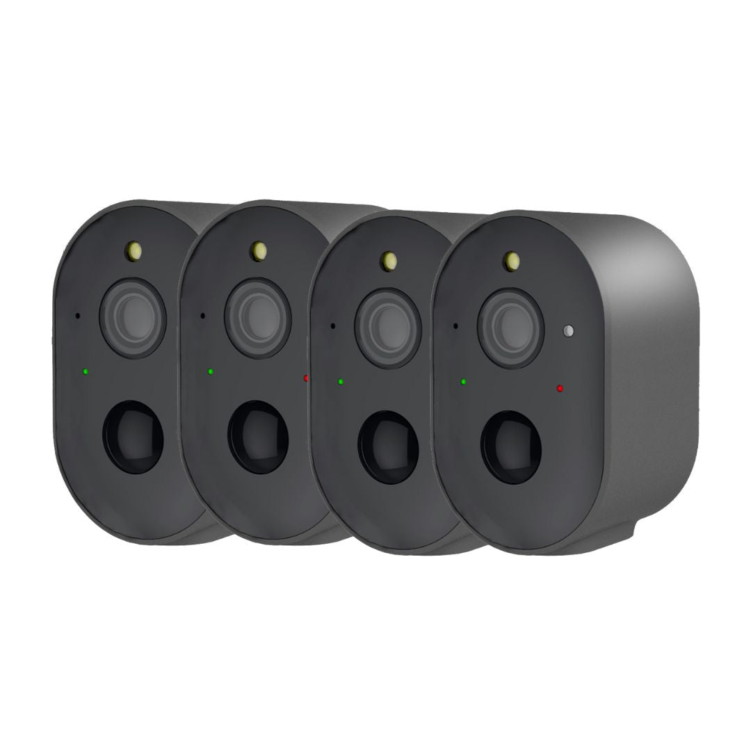 Pakkeløsning 4 stk 100% Trådløse 1080P, 2.0 MP, Wifi kamera