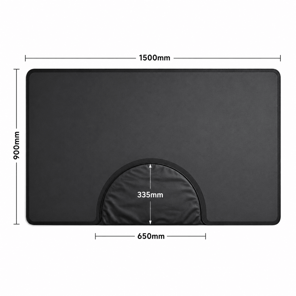 Premium Firkantet Aflastende Salonmåtte 150 × 90 cm