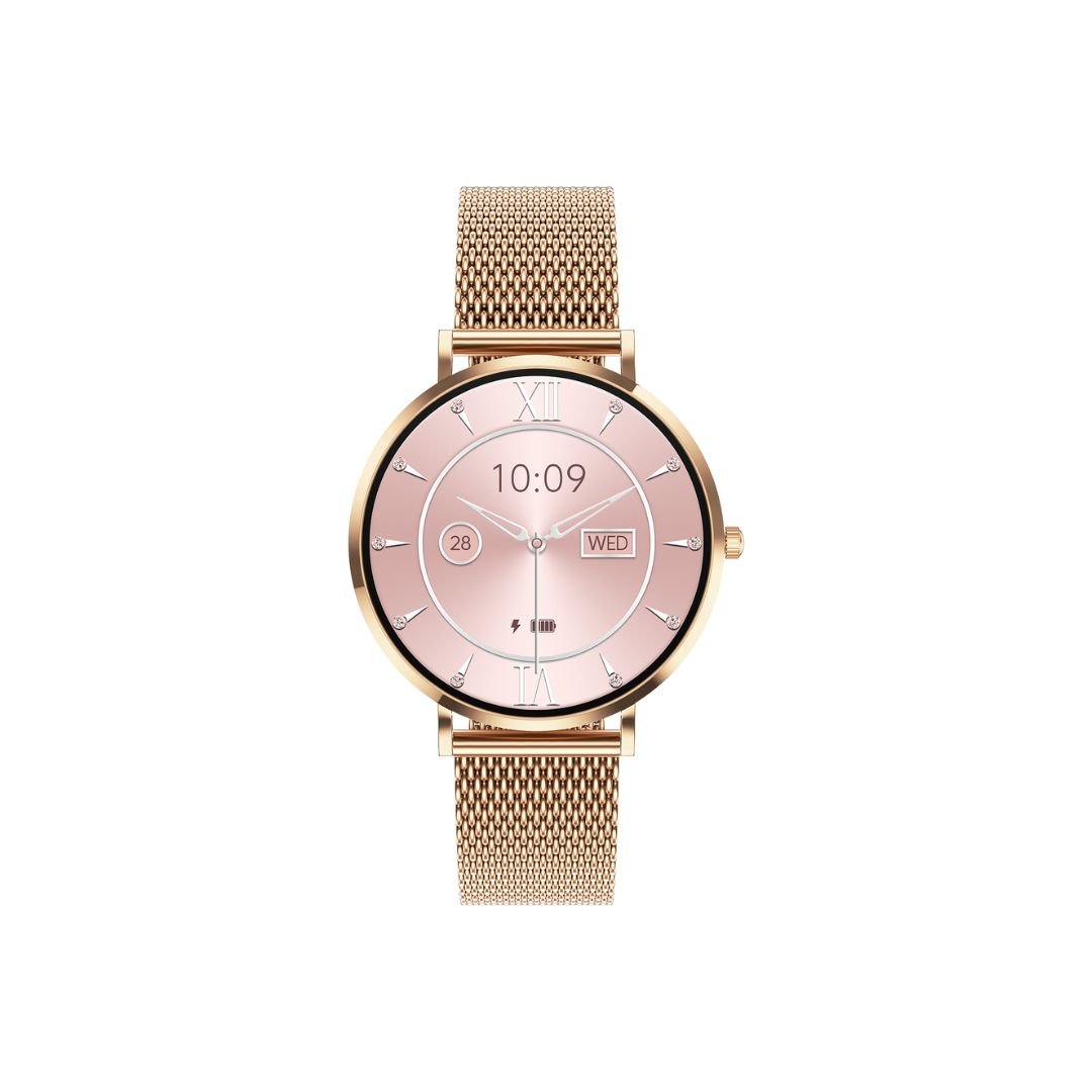VivoElegance Smartwatch 40mm - Vandtæt Smartwatch måler puls, søvn, Blodiltning og meget mere!
