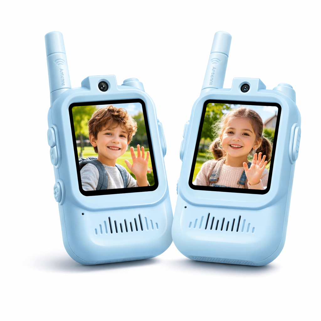 Walkie Talkie sæt med Kamera til børn