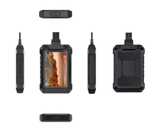 1080P Dashcam til Motorcykel med 3" IPS skærm - GPS, Wifi, Filmer foran og bagved
