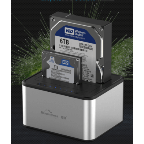 3.0 multi-Funktions Harddisk Dock Station, til 2.5"/3.5" harddiske