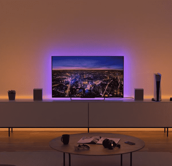 App-styret LED Strip lyskæde indendørs - 15 meter med fjernbetjening - Forbedret version