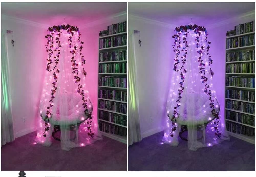 App-styret RGB juletræslyskæde