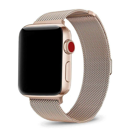Apple Watch Mesh Rem i Rustfri Stål – Guld (38/40 mm)