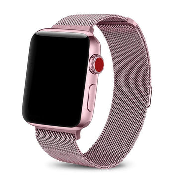 Apple Watch Mesh Rem i Rustfri Stål – Rose (38/40 mm)