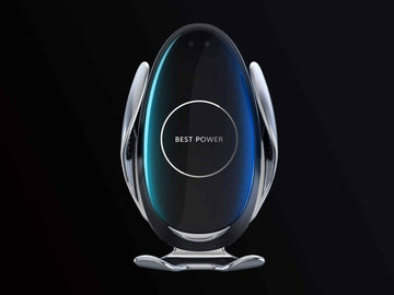 Automatisk Mobilholder til bilen med Trådløs oplader - Majestic Editon