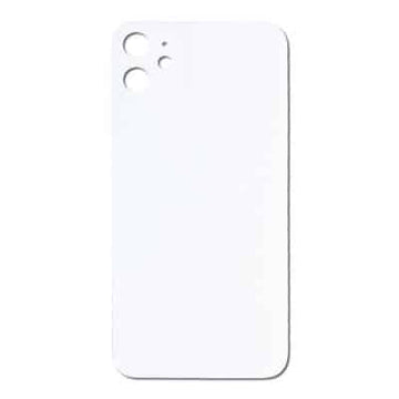 Bagsideglas til iPhone 11 – Hvid