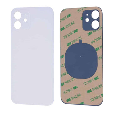 Bagsideglas til iPhone 12 – Hvid