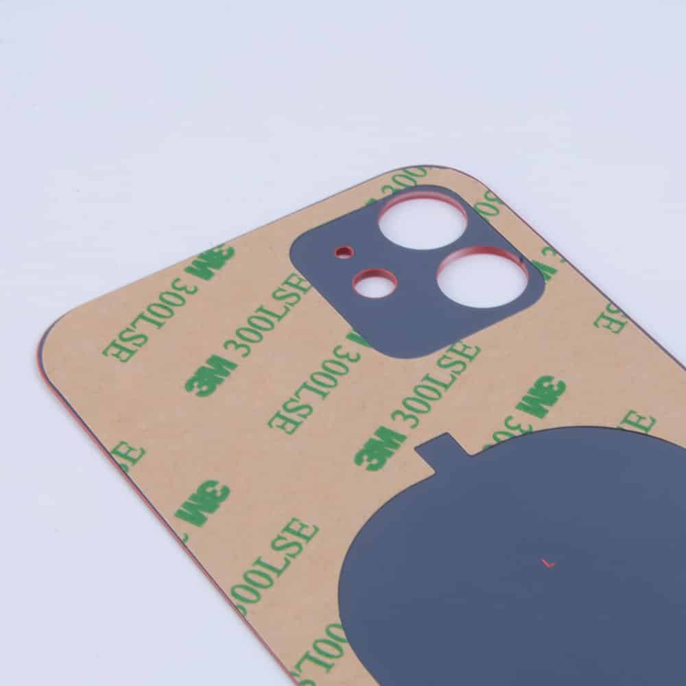 Bagsideglas til iPhone 12 – Hvid