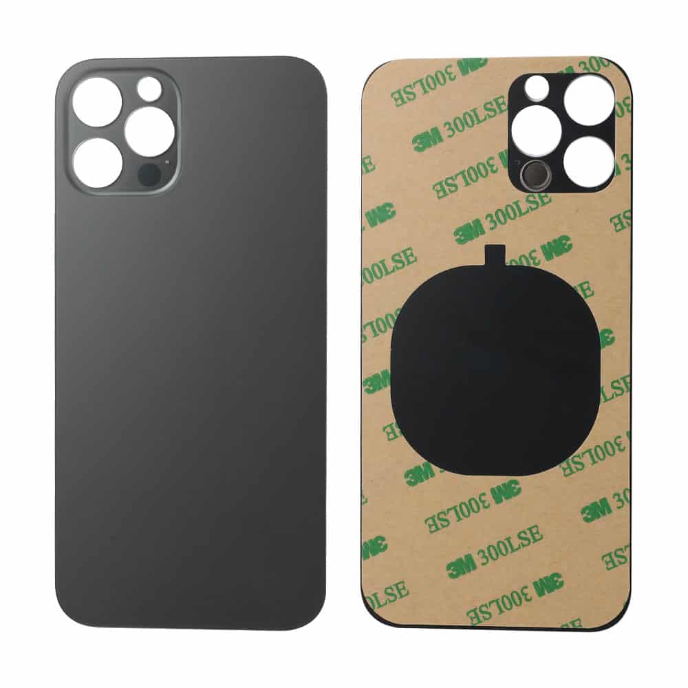 Bagsideglas til iPhone 12 Pro Max – Graphite