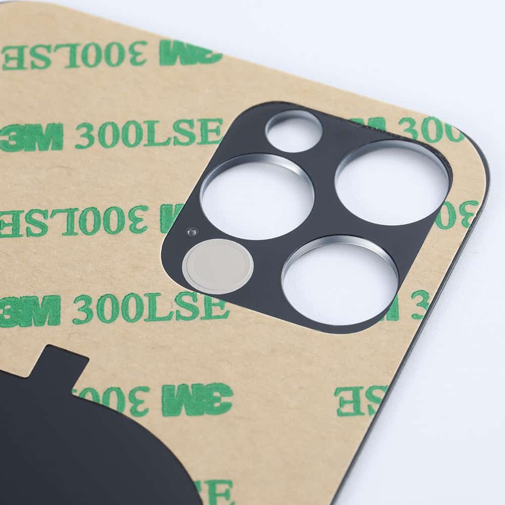 Bagsideglas til iPhone 12 Pro – Sølv