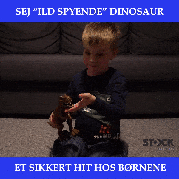 Bevægelig og "ildspydende" T-Rex Dinosaur