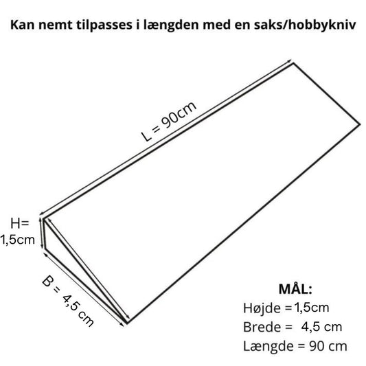 Dørtrins rampe til Robotstøvsuger (1,5 CM)