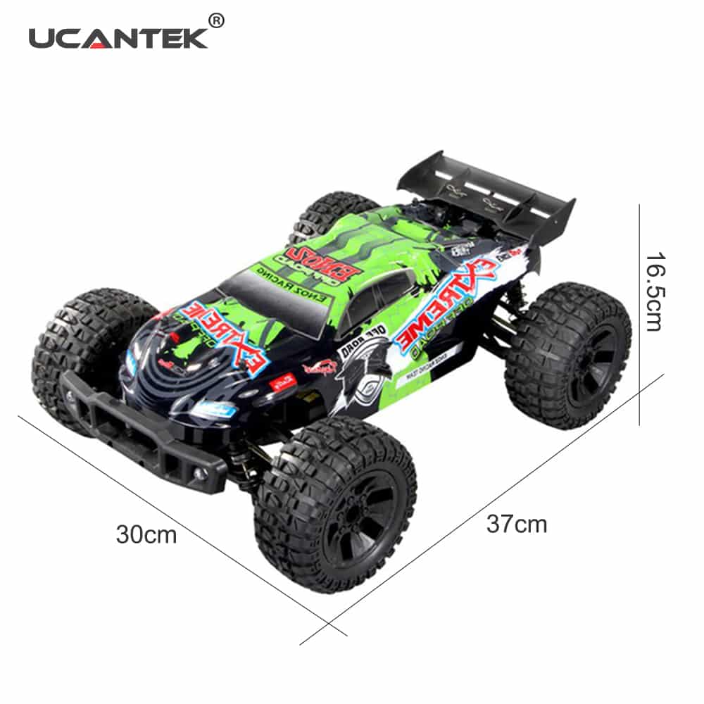 Fjernstyret bil Monster Truck - 40KM/T - Lynhurtig og med stor trækkraft!
