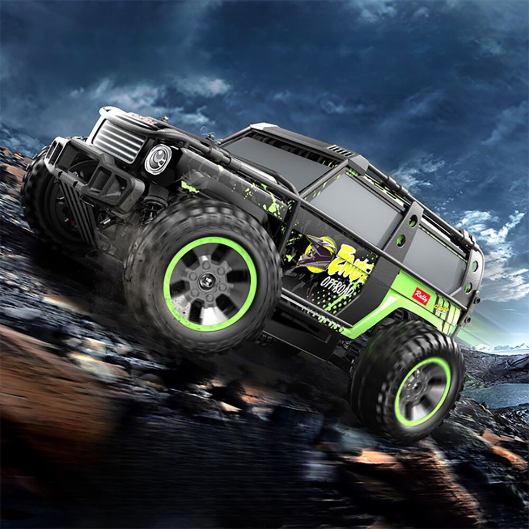 Fjernstyret RC Bil - RockCrawler, 78KM/T, Børsteløs motor Hydrauliske støddæmpere