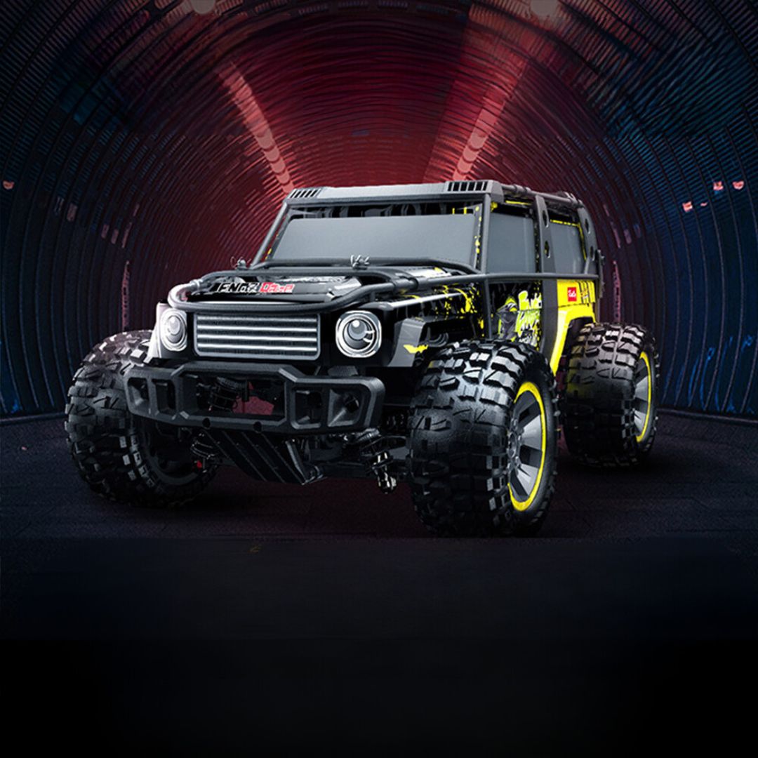 Fjernstyret RC Bil - RockCrawler, 78KM/T, Børsteløs motor Hydrauliske støddæmpere