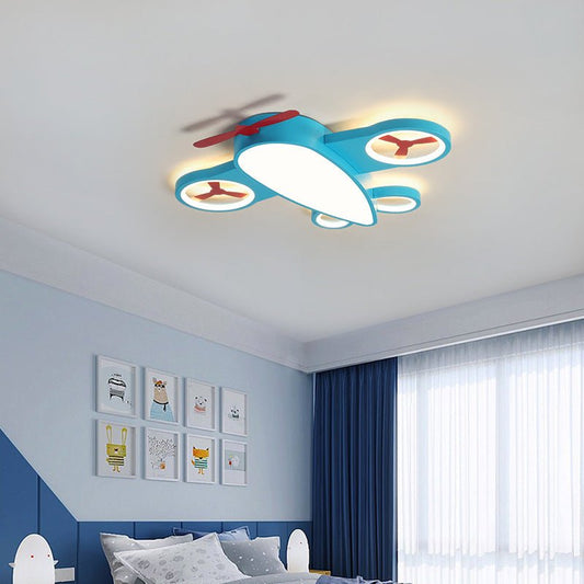 Flyvemaskine børne lampe - Perfekt til børneværelset