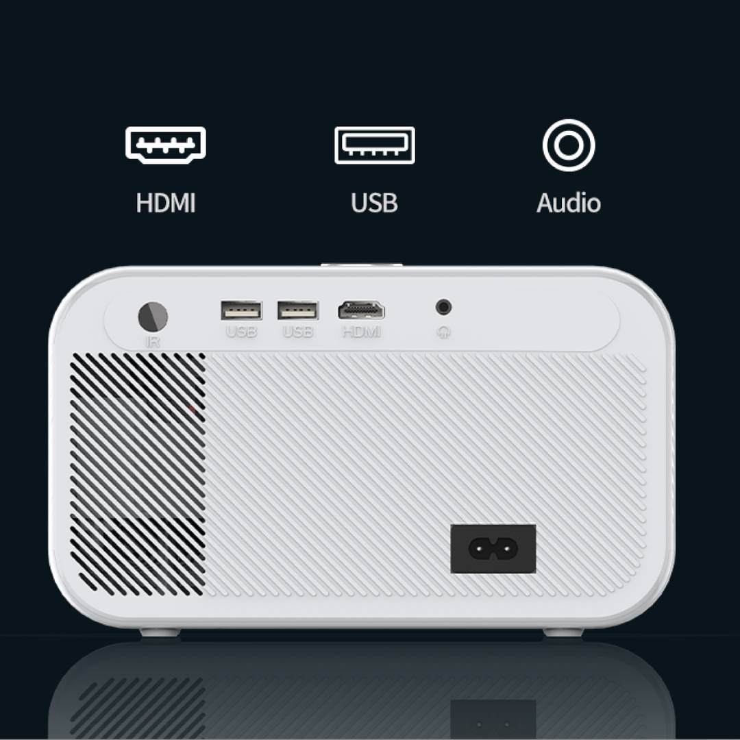 Fuld HD projektor med WIFI og Android interface, HDMI og USB