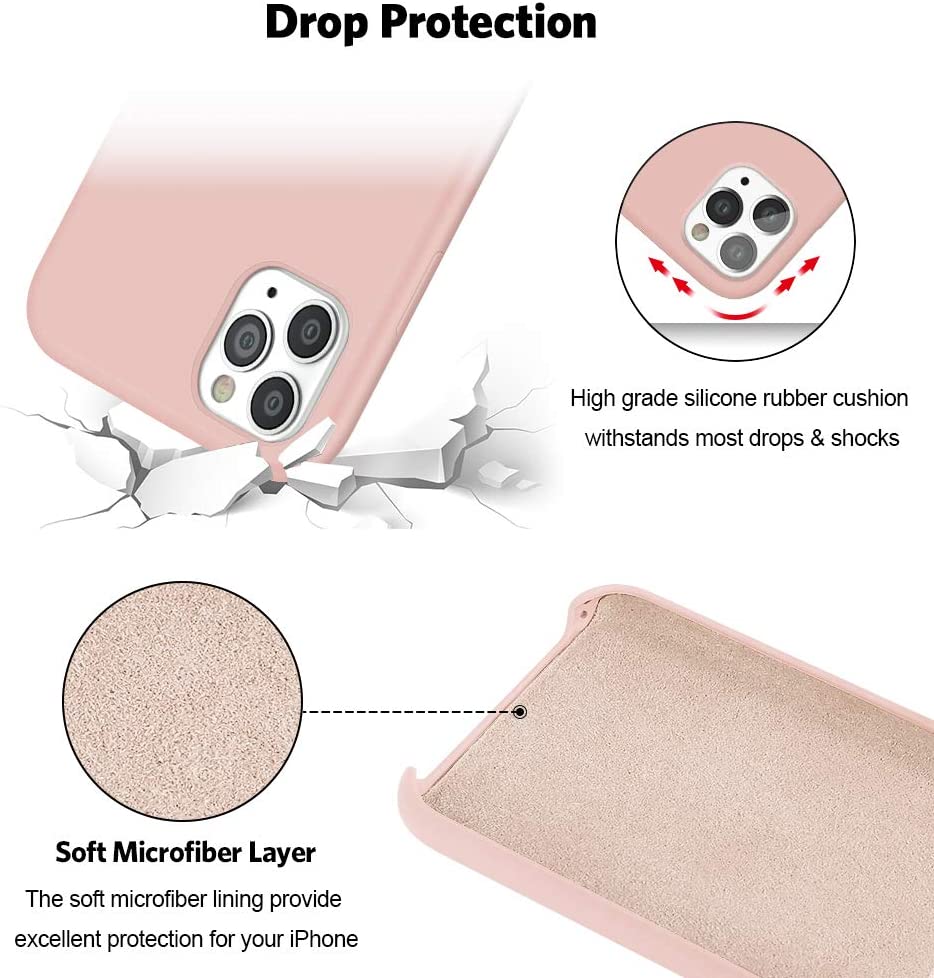 IPHONE 11 Pro Max LIQUID SILIKONE COVER - Pink