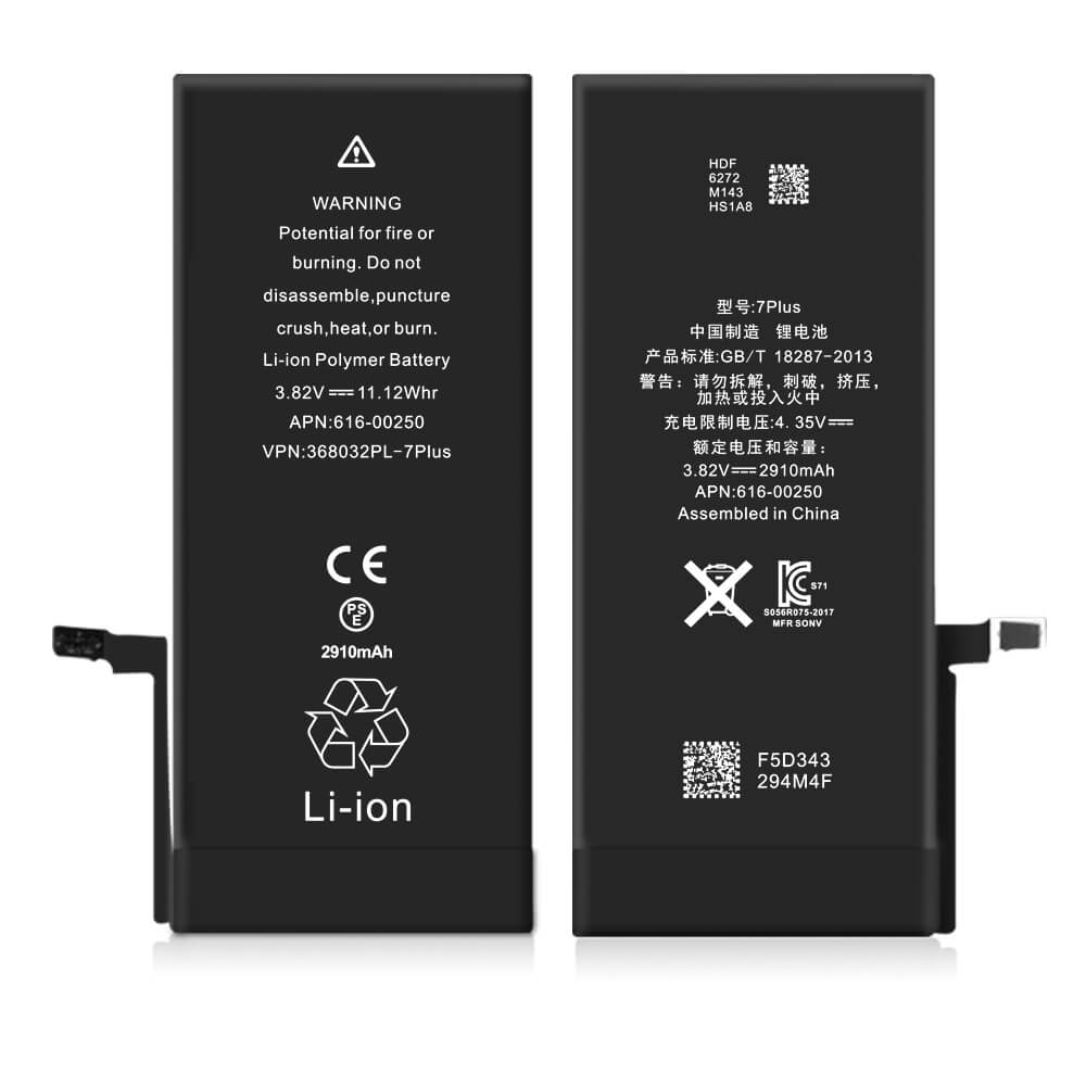 iPhone 7 Plus Batteri - Original Kapacitet
