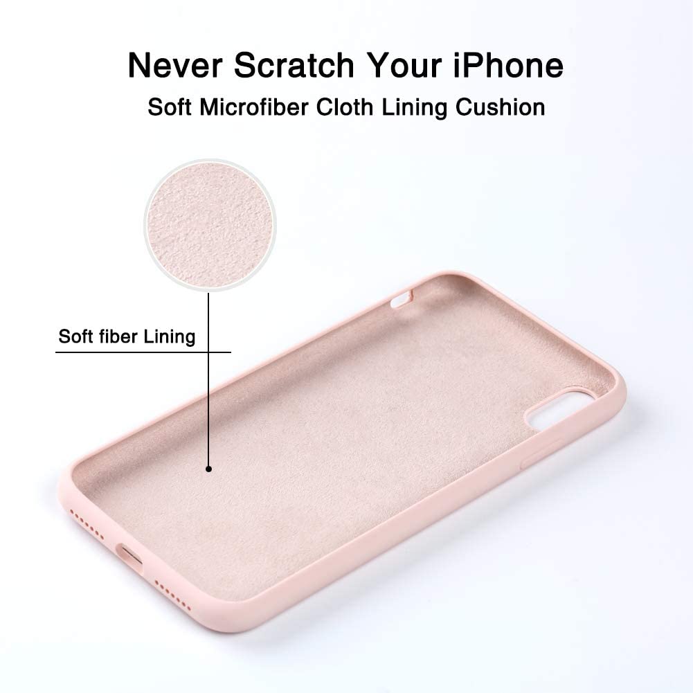 IPHONE X/XS LIQUID SILIKONE COVER - Pink