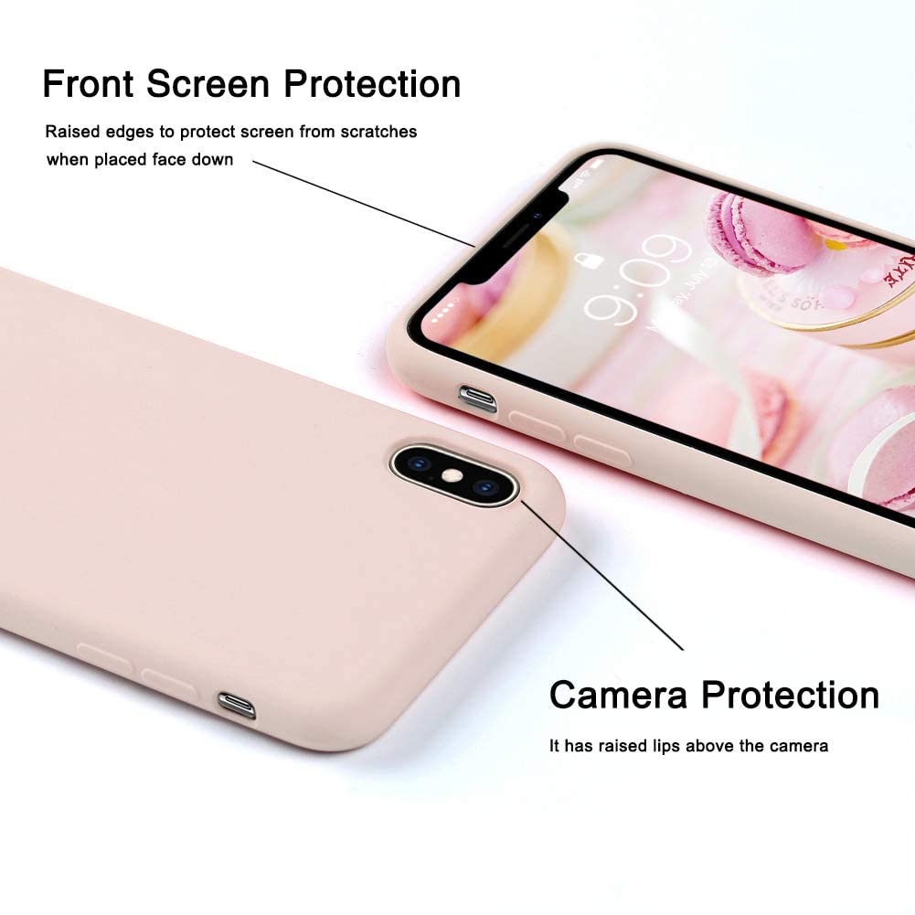 IPHONE X/XS LIQUID SILIKONE COVER - Pink