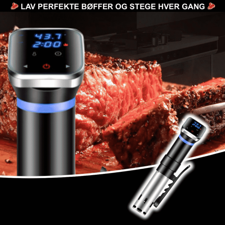 Komplet Premium Sous Vide sæt - Sous vide & vakuumpakker