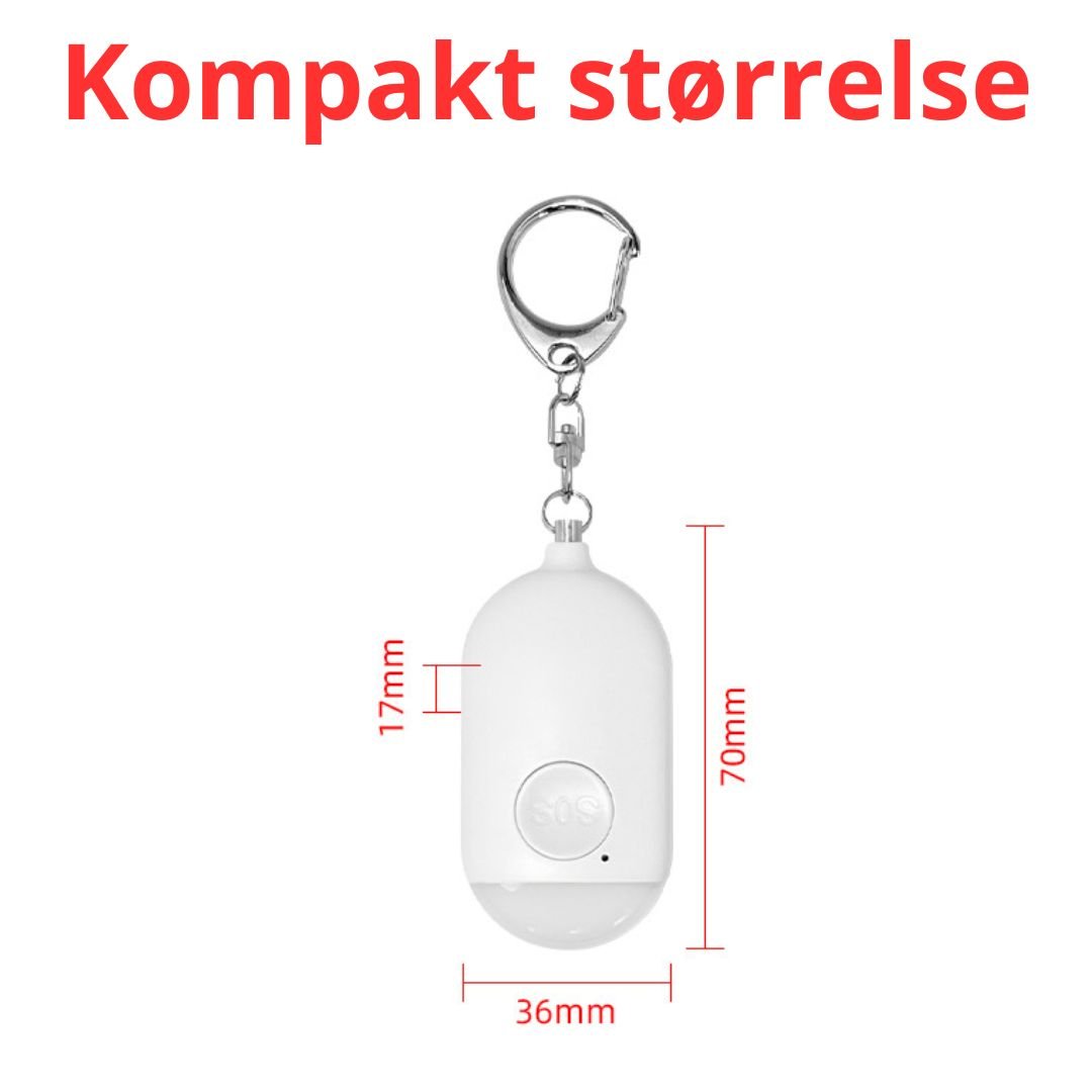 Overfaldsalarm med app, 130db sirene, Send alarm & GPS lokation til op til 20 kontakter