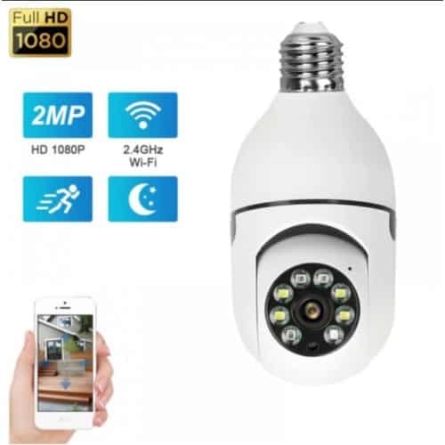 Overvågningskamera BULB 1080P Fuld HD - Wide angle view - Indedørs WIFI Kamera