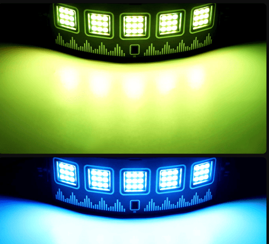 Premium RGB Strobe lampe - Super kraftig / Musikstyret / Fjernbetjent