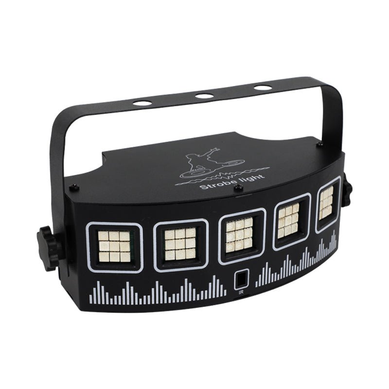 Premium RGB Strobe lampe - Super kraftig / Musikstyret / Fjernbetjent