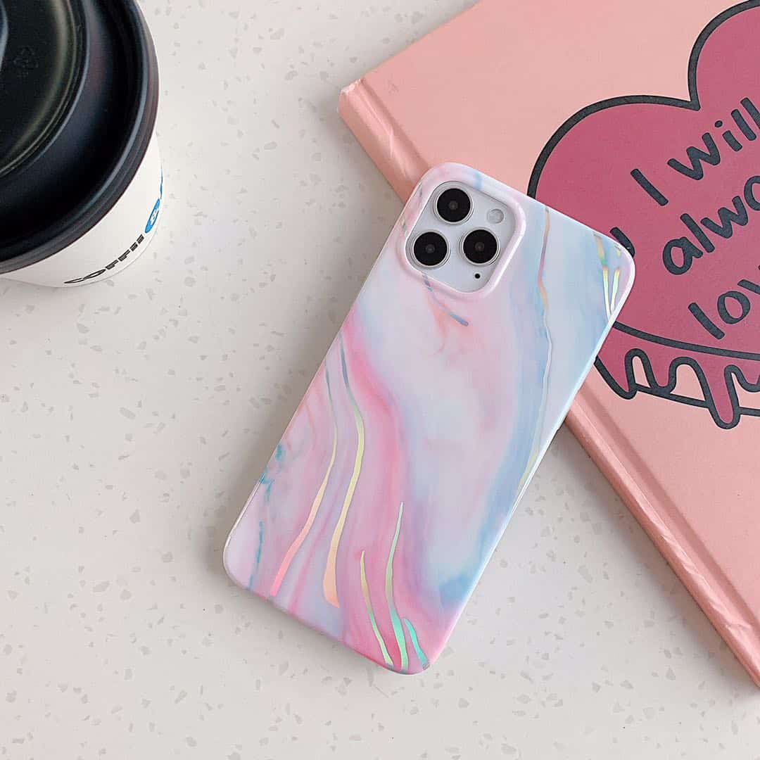 Premium Ultra Tyndt marbell iPhone 12 Pro Max Cover