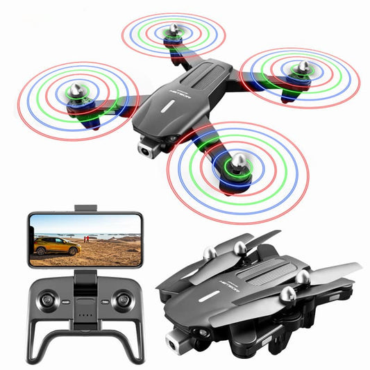 Premium ZX Drone med indbygget Dual-4K Kamera, LED lys og Professionel Remote
