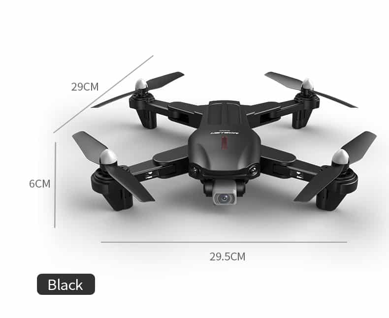 Premium ZX Drone med indbygget Dual-4K Kamera, LED lys og Professionel Remote