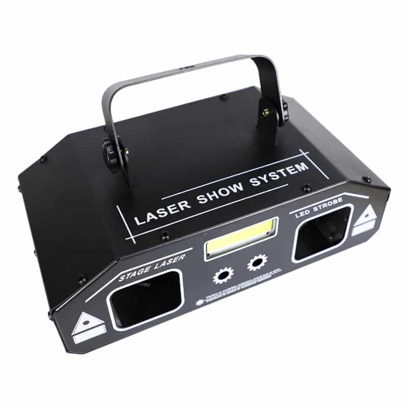 Rave Party - 3-i-1 Laser, Scanner, & Strobe Scene/ Diskoteks belysning