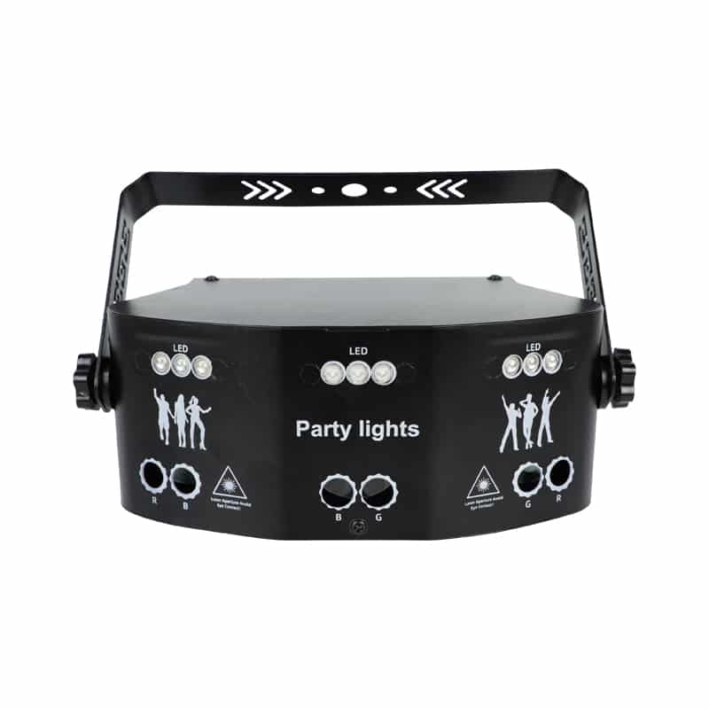 Rave Party - 4-i-1 Laser, Scanner, UV, &amp; Strobe Scene/ Diskoteks belysning