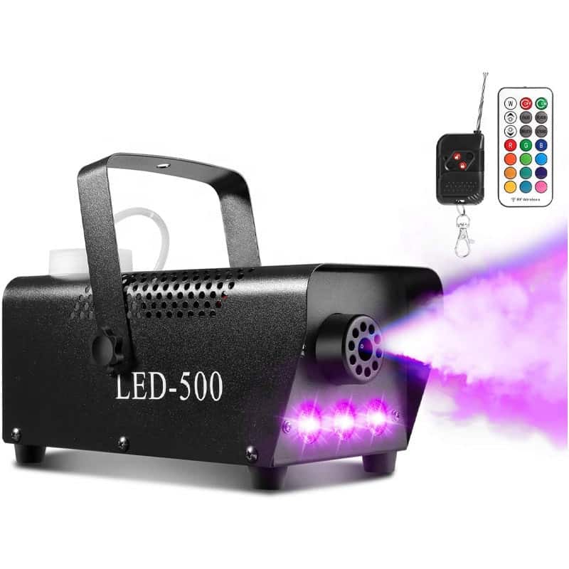 Rave Party Bundle - Laser - Lyseffekt / Auto Musikstyring + Røgmaskine med LED