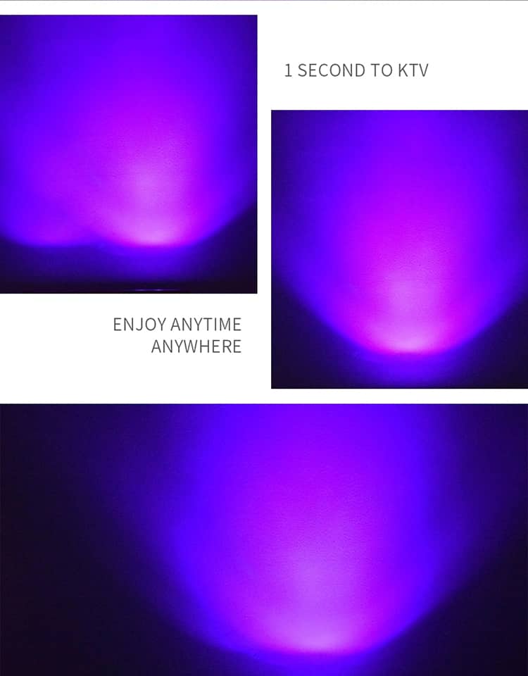 Rave Party - Kraftig Premium UV Lampe med 9 Lys!