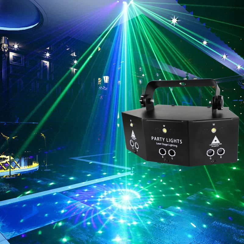 Rave Party Laser - Lyseffekt / Auto Musikstyring