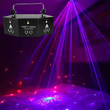 Rave Party Laser - Lyseffekt / Auto Musikstyring